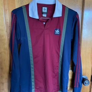 Adidas long sleeve polo